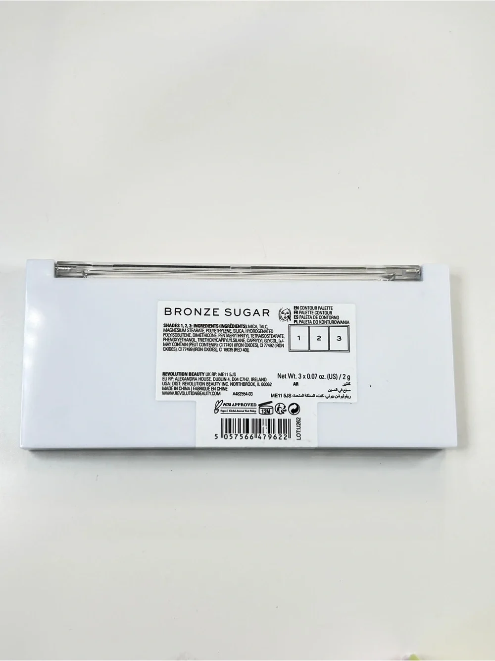 NEW/Sealed Relove by Revolution Bronze Sugar Contour Trio Palette